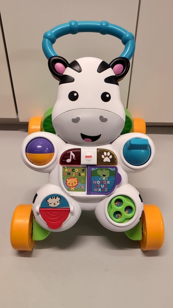 Fisher Price Lauflernhilfe Weiß, Schwarz, Rosa, Blau, Orange, Grün