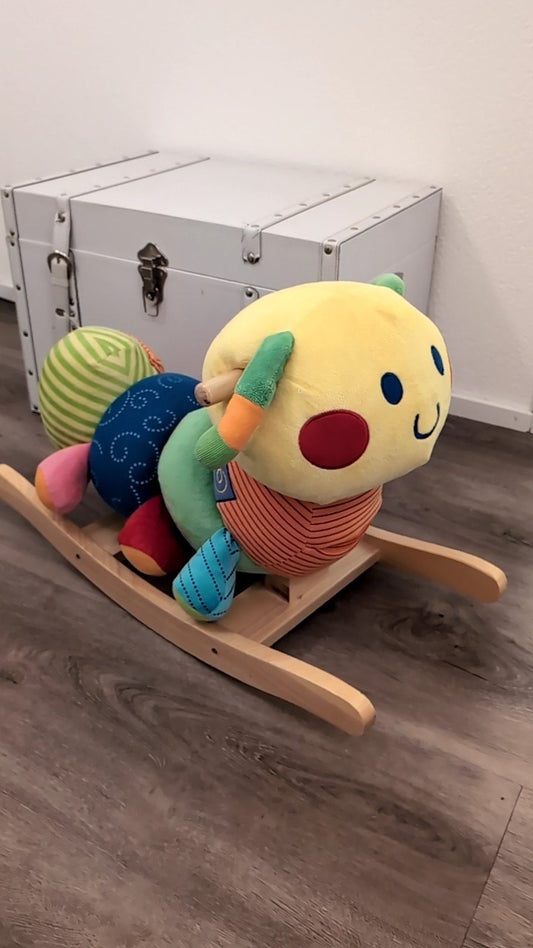 Kinderschaukel Bunt Raupe
