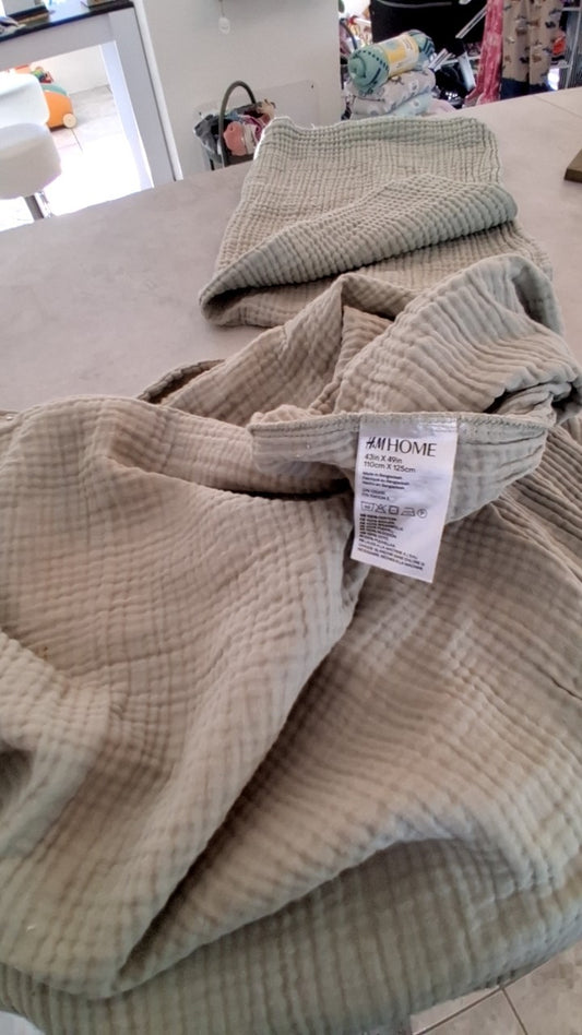 H&M HOME Bettwäsche 110x125 / 35x55 Beige