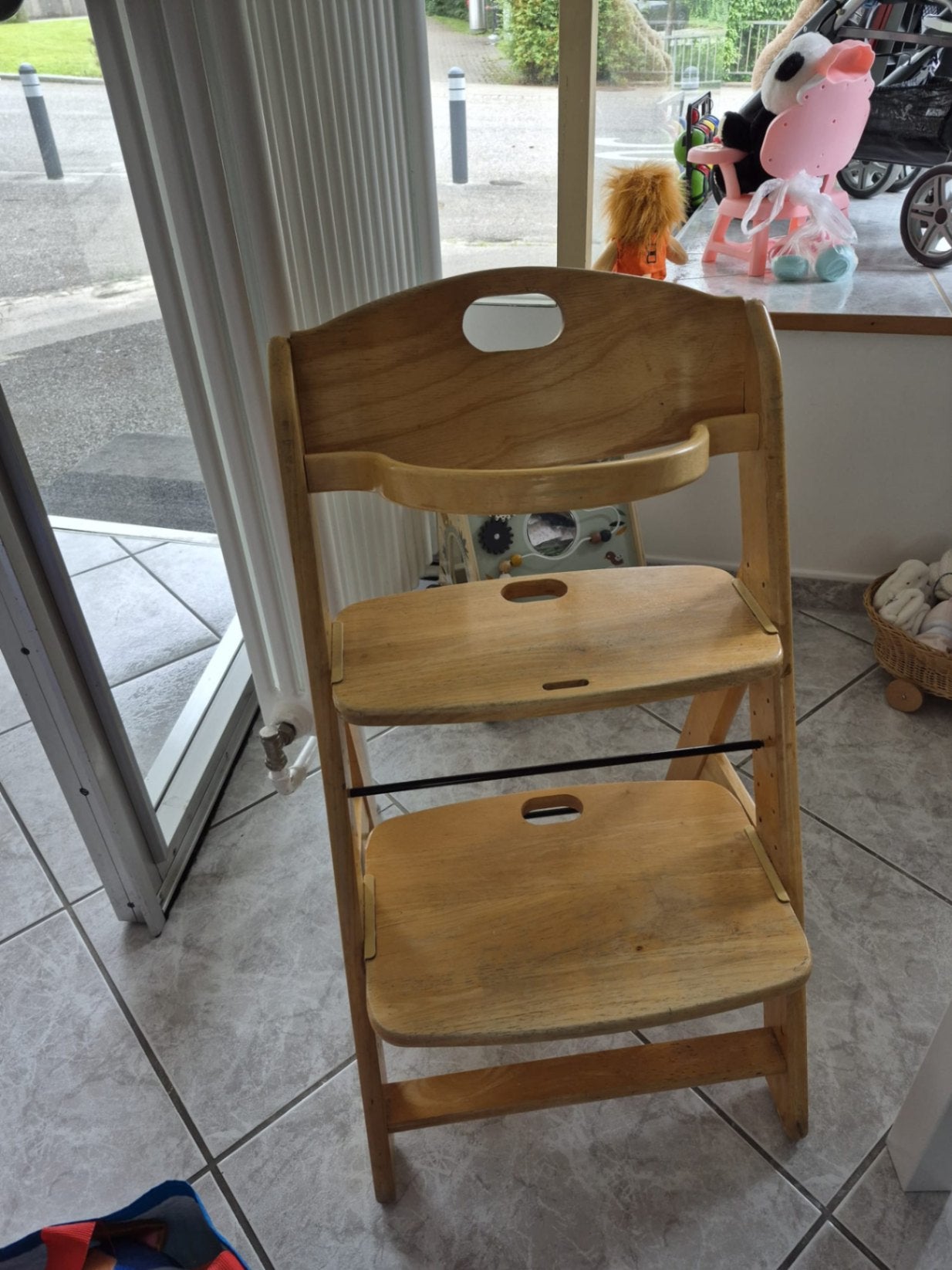 Kinderhochstuhl Naturholzfarben
